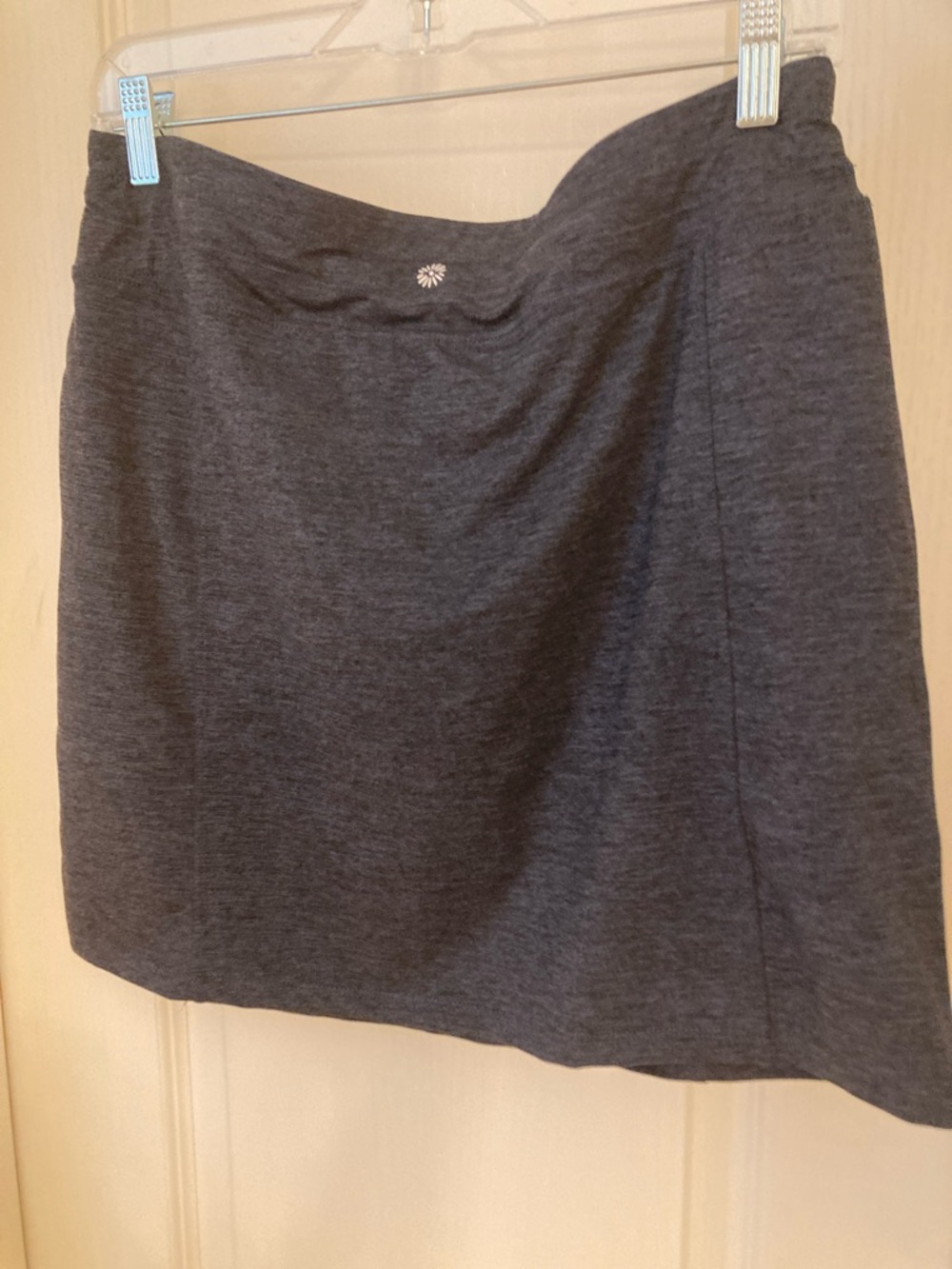 Casual Drawstring Heather Navy Women's Skort - Picture 11 of 14
